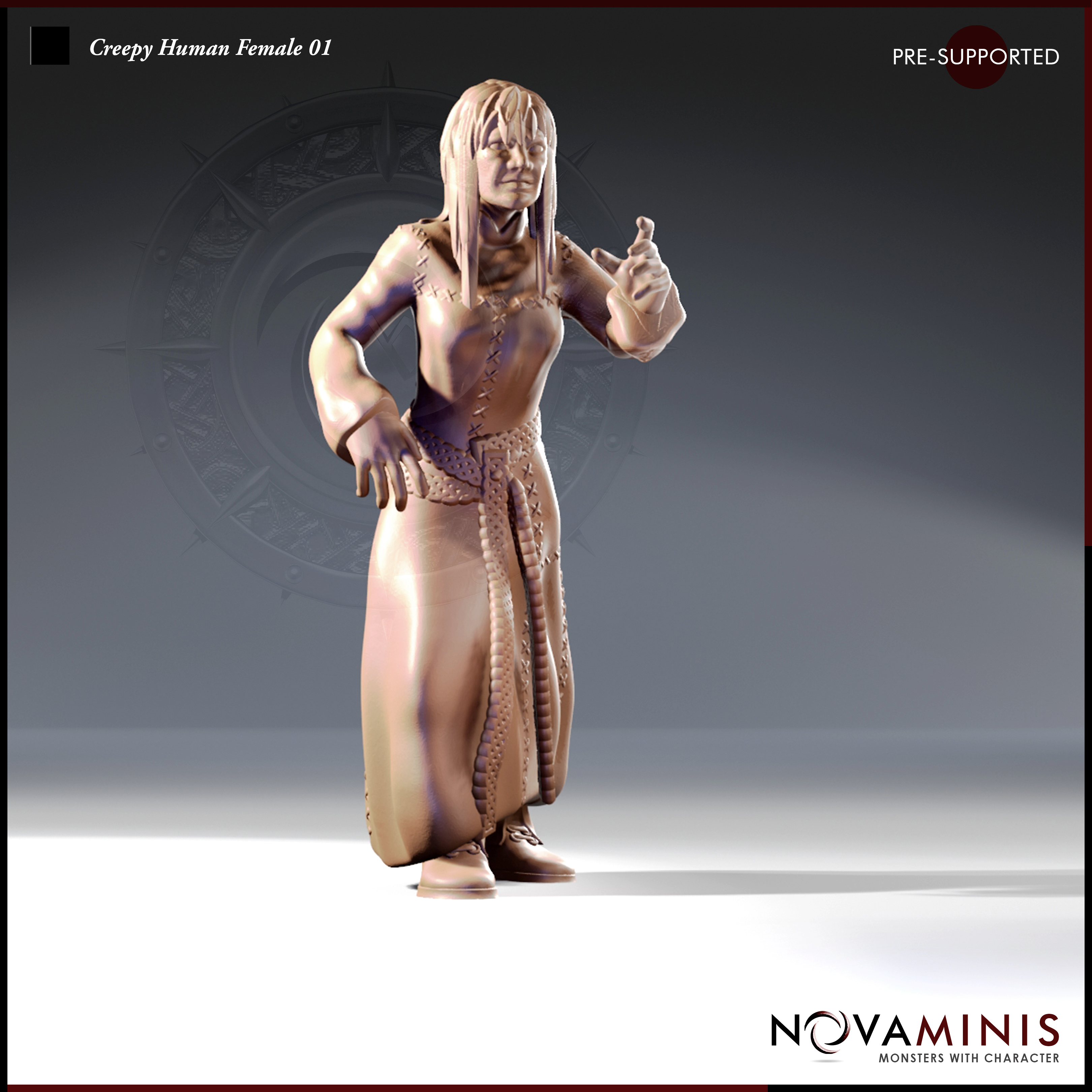 Creepy Human Female 01